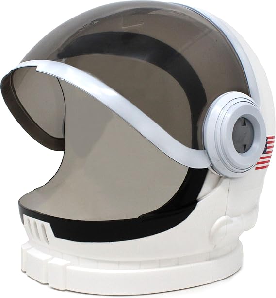 Casco de astronauta infantil con visera móvil