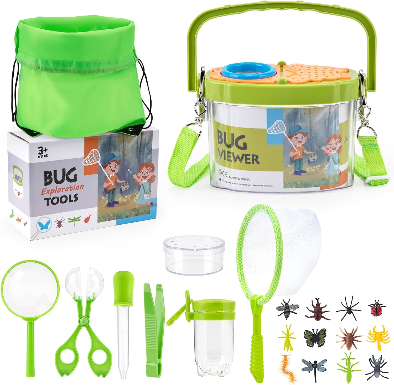 Kit de caza de bichos Growithu para niños