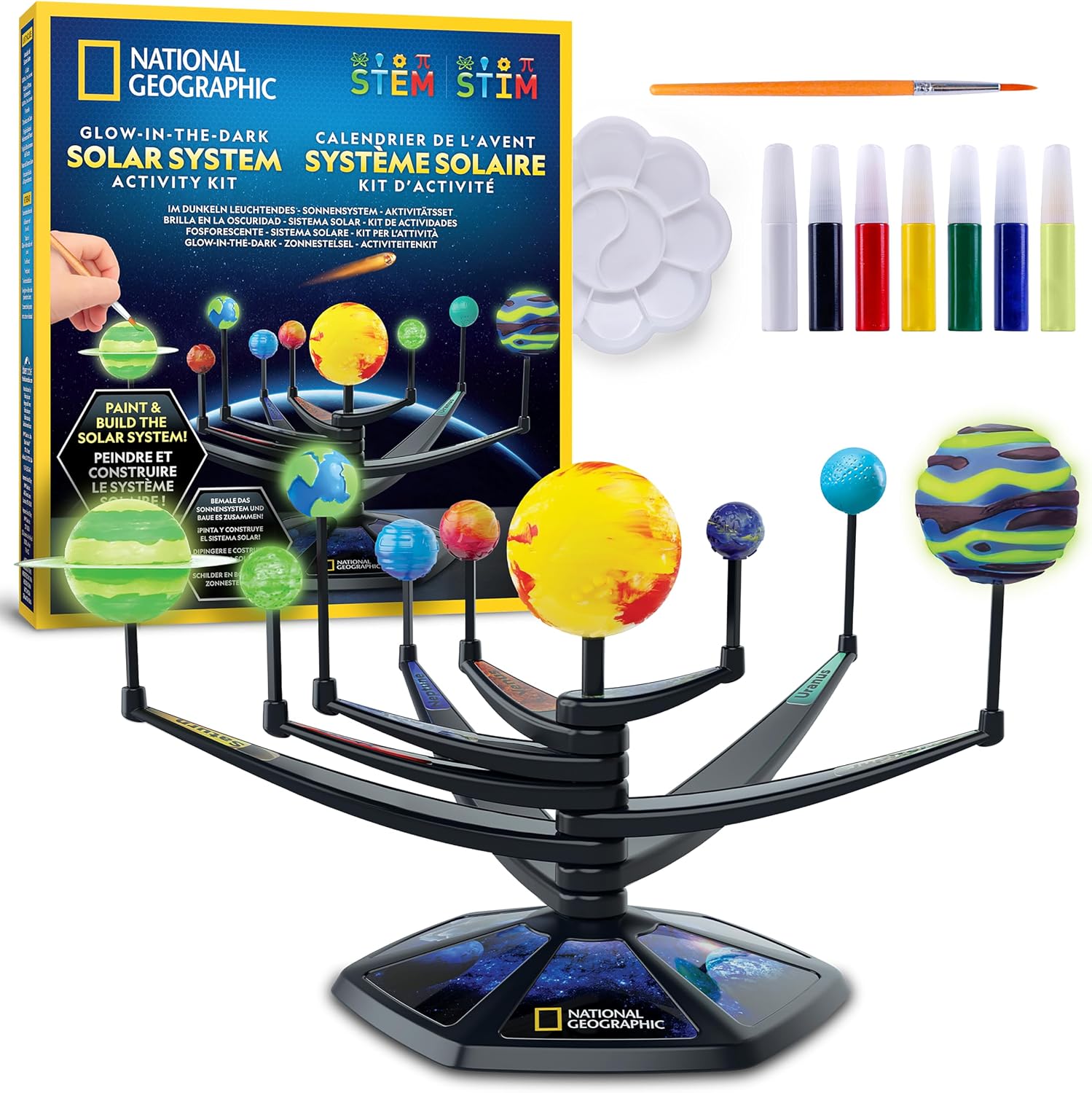 Sistema solar 3D National Geographic para construir y pintar