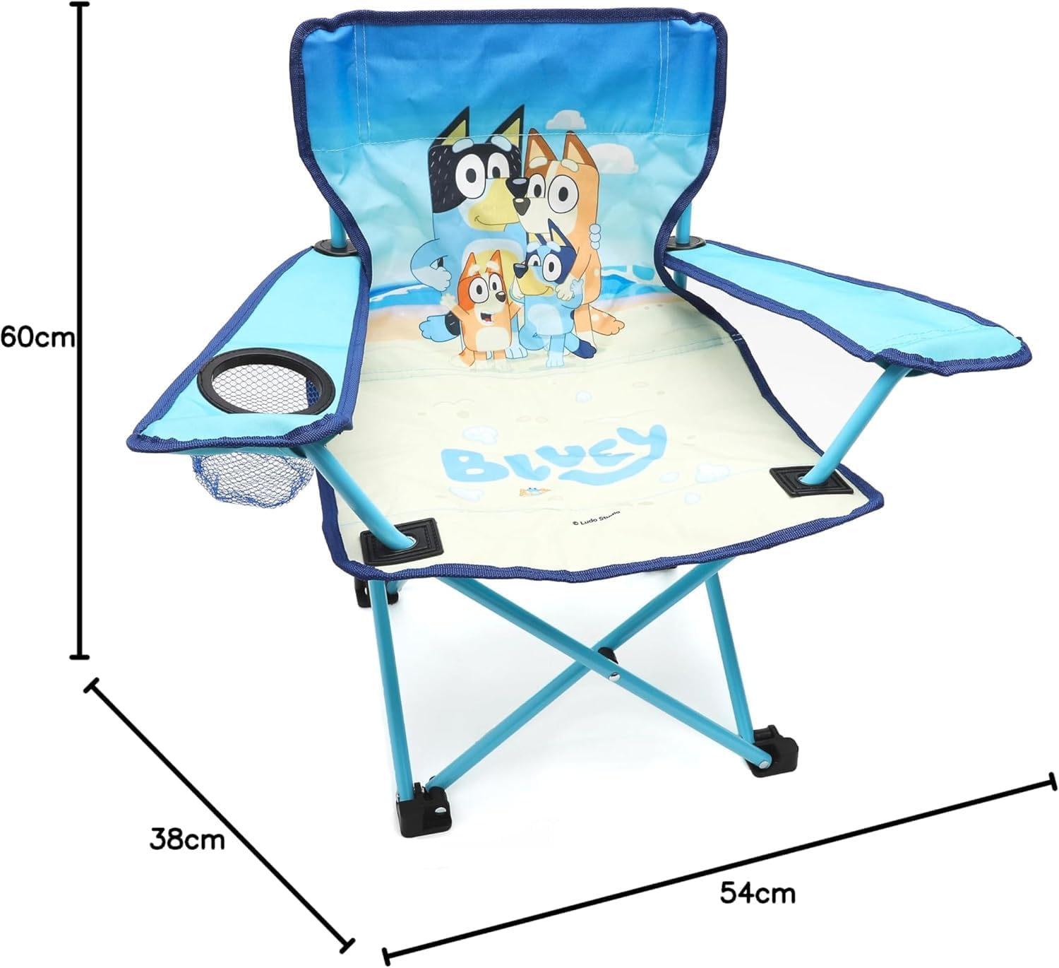 Silla plegable infantil de Bluey y Bingo