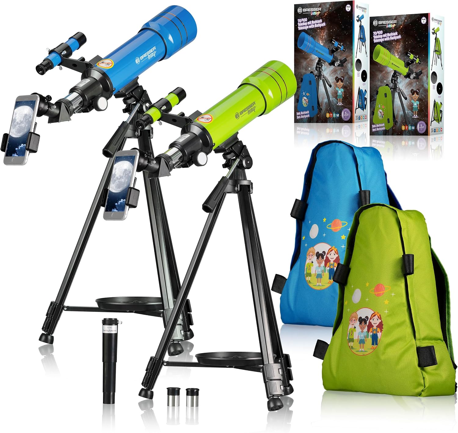 Telescopio infantil Bresser Junior 70/400 con mochila